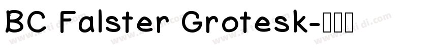 BC Falster Grotesk字体转换